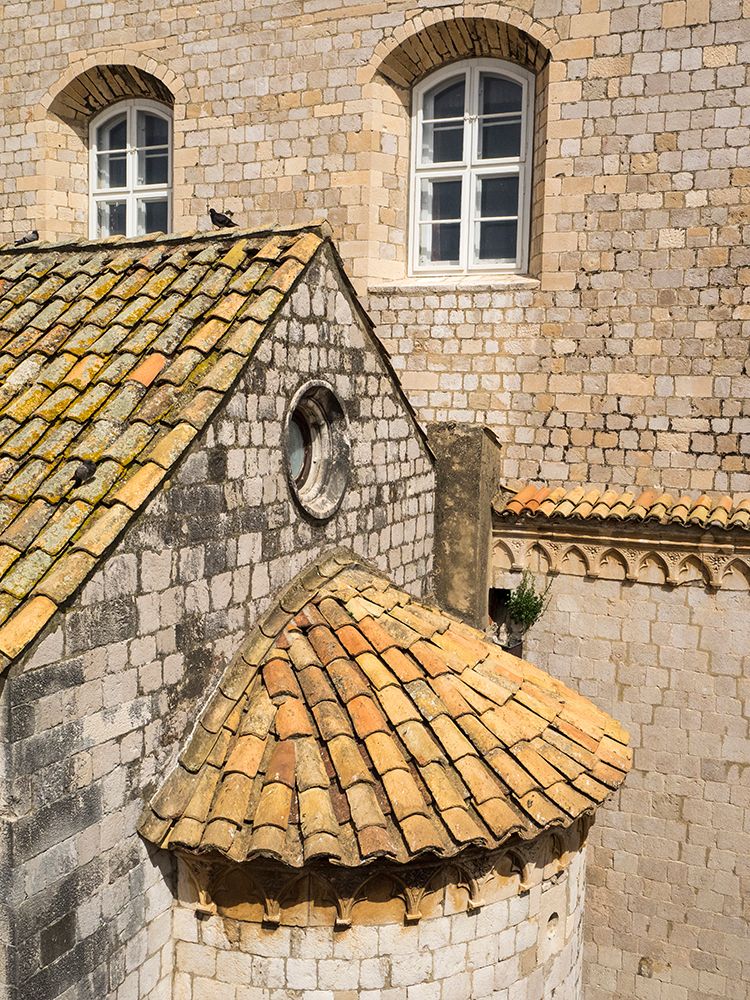 Croatia-Dubrovnik. Dominican Monastery-built in 1315-in old town Dubrovnik.